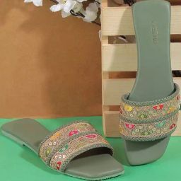 Metro Women's Green Casual Sandals-image-31