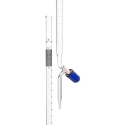 Supertek 50 ml QR Coded Burette Class A with Screw Type PTFE Needle Valve (Rotaflow) Stopcock, Individual Works Certificate, 77.103.0050QR (Pack of 4)-67