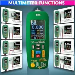 amiciSense 3 in 1 Digital Oscilloscope, Multimeter & Electrical Test Pen 2.8-inch TFT Display 10 Mhz Bandwidth and Data Storage image 3