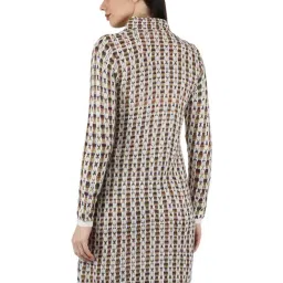 Monte Carlo Multicolor Self Design Open Front Cardigan image 2