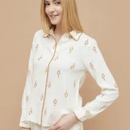 Fame Forever by Lifestyle Women's Off White Shirt-picture-5
