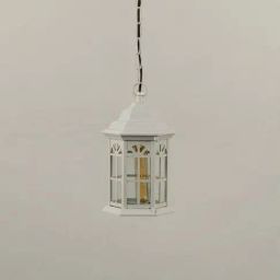 Whispering Homes Castle Outdoor Hanging Light - White-image-9