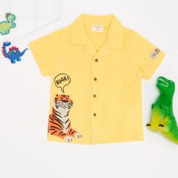 Pantaloons Baby Boys Yellow Shirts-image-40