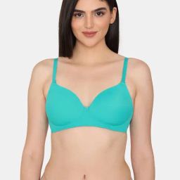 Zivame Green Half Coverage Backless Bra-image-7