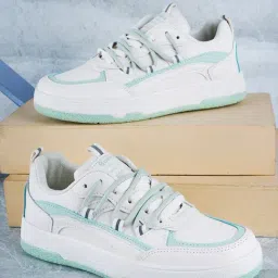 Bonkerz by Iconics Women's Pearl White Sneakers-image-33