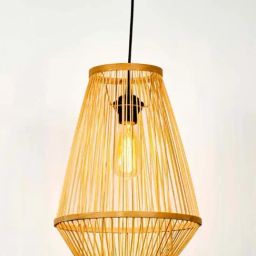 Whispering Homes Trumpet Bamboo Pendant Lamp-18