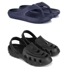 PENNEN Men Pack Of 2 Thong & ClogsFlip-Flops-image-36