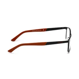 Timberland Black Rectangular Eye Frames for Men image 4