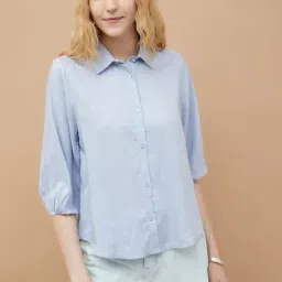 Fame Forever by Lifestyle Women's Blue Shirt-picture-7