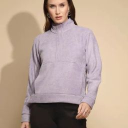 Global Republic Purple Fleece Pullover-42
