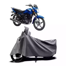 Auto Pearl Two Wheeler Cover with Bag for Suzuki Samurai, Silver-picture-43