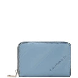 CALVIN KLEIN Dusk Blue Zip Around Wallet-10