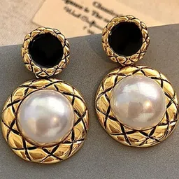 AKISON JEWELS Circular Studs Earrings-16