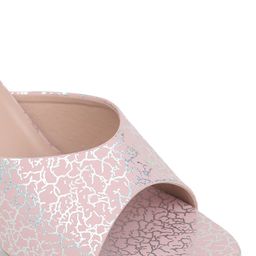 Shezone Printed Open Toe Kitten Heel image 5