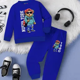 YK X Trampoline Unisex Kids Printed T-shirt with Trousers-picture-30