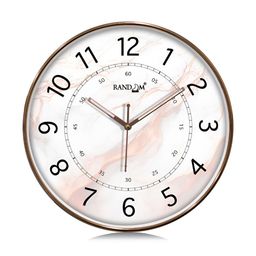 RANDOM White & Brown Printed Contemporary Wall Clock-picture-35
