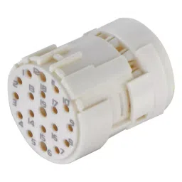 Harting Circular Connector Inserts CIRCULAR INSERT, RCPT, 16POS, PA, CRIMP, 09151193101-2