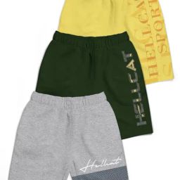 HELLCAT Kids Multicolor Printed Shorts (Pack Of 3)-image-55