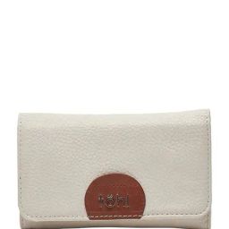Tohl Compton Ivory White Solid Leather Tri-Fold Wallet-image-40