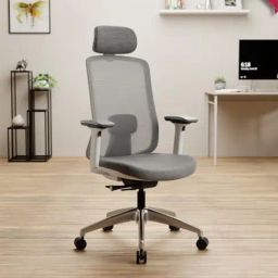 Green Soul Cosmos White Plastic High Back Office Chair-image-31