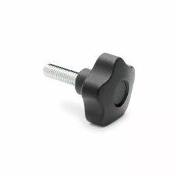 Elesa Polypropylene Based Technopolymer Knob M6 x 30 Threaded Stud, 69854-C9 (Pack of 5 Pcs)-image-83