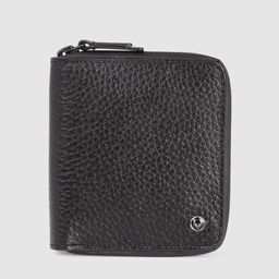 Allen Solly Men Solid Leather Zip Around Wallet-27