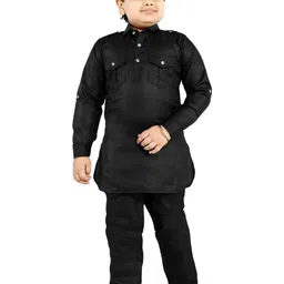 OJ TREND Boys Cotton Silk Kurta & Salwar-picture-11