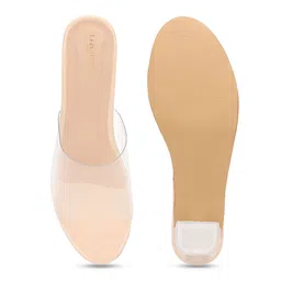 Truffle Collection PU Block Mules image 5