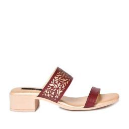 Aurelia Women's Maroon Casual Sandals-image-40