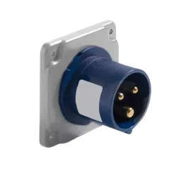 RS PRO Power Plug IP44 2P+E Panel Mount 16 Amp 200-250 V, 2144091-42