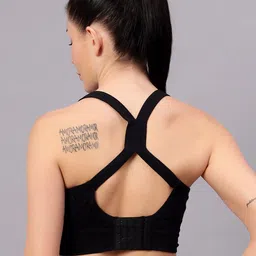 BRACHY Full Coverage Removable Padding Workout Bra With All Day Comfort image 5