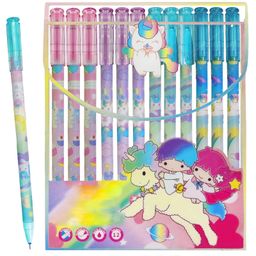 FunBlast Smooth Writing Erasable Gel Pens with Magic Eraser  12 Pcs-20