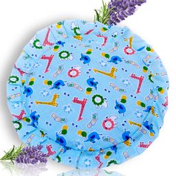 Littleboo baby Head Shaping Mustard Seeds FullRai Pillow Animal Print Round shape Blue-image-90