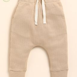 Cot & Candy Organic Cotton  Ribbed Leggings - Beige-image-63