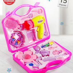Play Nation Pretend to Play Make up Kit Beauty Set 15 Pieces - Multicolor-24