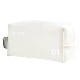 House of Quirk Toiletry Bag for Women Clear Travel Toiletry Bag Travel Makeup Bag Hanging Toiletry Bag for Men Toiletry Bags (White)-picture-15