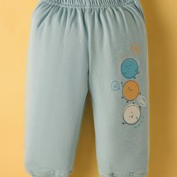 Tango Knit Full Length Fleece & Woollen Pant With Text Print - Light Blue-picture-1
