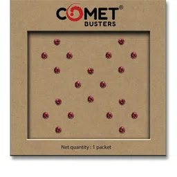 Comet Busters Beautiful Traditional Circular Bindi - Maroon-56