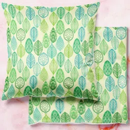 ArtzFolio Multicoloured Set of 2 Square Cushion Covers-18