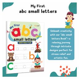 gowoo My First Capital Letters ABC, Small Letters abc, Numbers 1-20 and Line Tracing Patterns Writing Fun : Kids Educational Writing Book, Writing Set for Toddlers | Combo of 4 Writing Books image 5