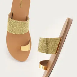 Anouk Women Embellished One Toe Flats-picture-27