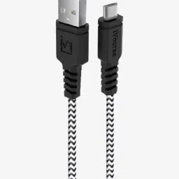 iVoltaa MK2 1. 5 m Micro USB Cable (White & Black)-38