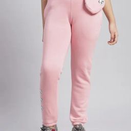 Monte Carlo Girls Pink Solid Trackpants-image-62