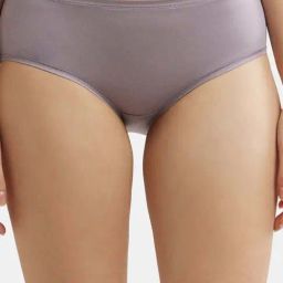 Jockey Grey Plain Hipster Panty-image-93