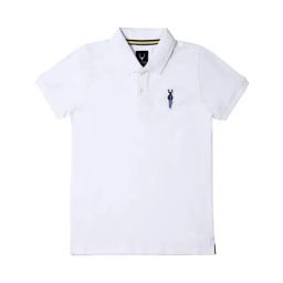 Allen Solly Junior White Solid Polo T-Shirt-image-18