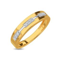 Kisna Diamond & Gold Jewellery Jayden 18k (750) Diamond & Gold Ring For Men-picture-30