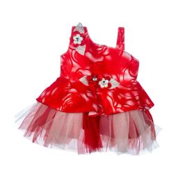 Mee Mee Kids Red Applique Dress-image-9