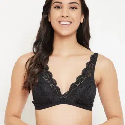 Clovia Black Non Wired Non Padded Bralette-picture-29