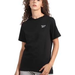 Reebok Black Relaxed Fit Ri Tee-image-49