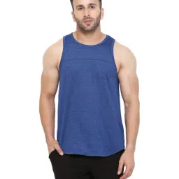 Chkokko Blue Regular Fit Sports T-Shirt-image-34